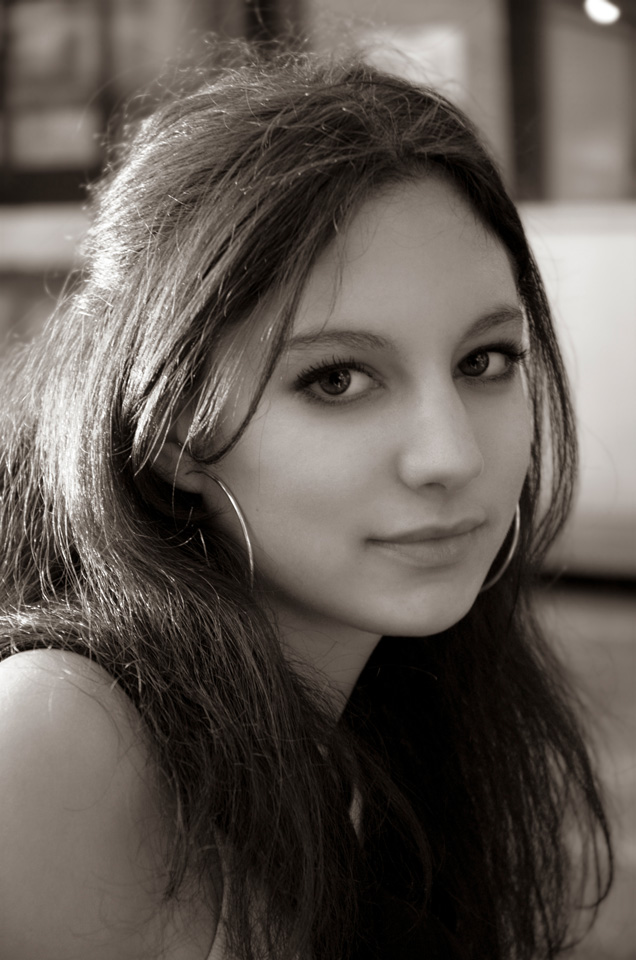 Portrait en noir et blanc n°1